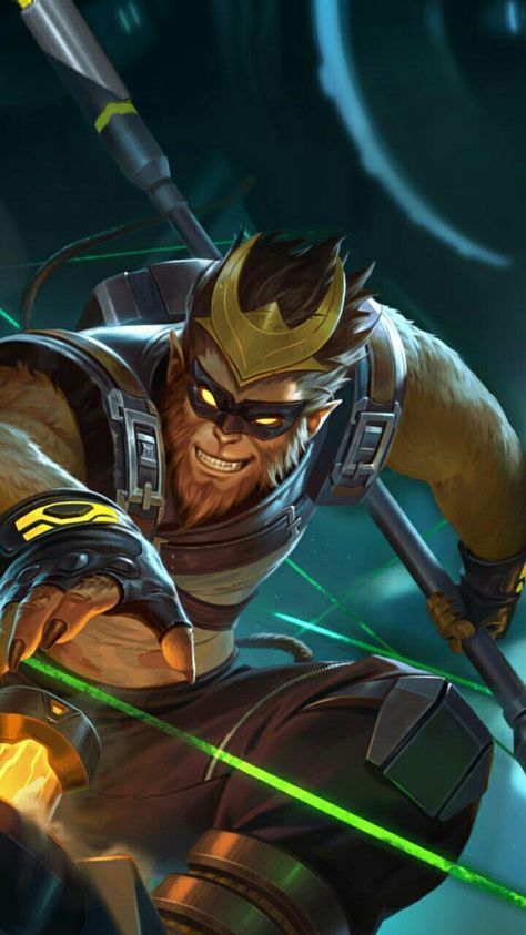 Mlbb Skin, Wall Game, Arena Of Valor, Live Screen, Live Screen Wallpaper, Mobile Legend, Monkey King, Character Wallpaper, Mobile Legends