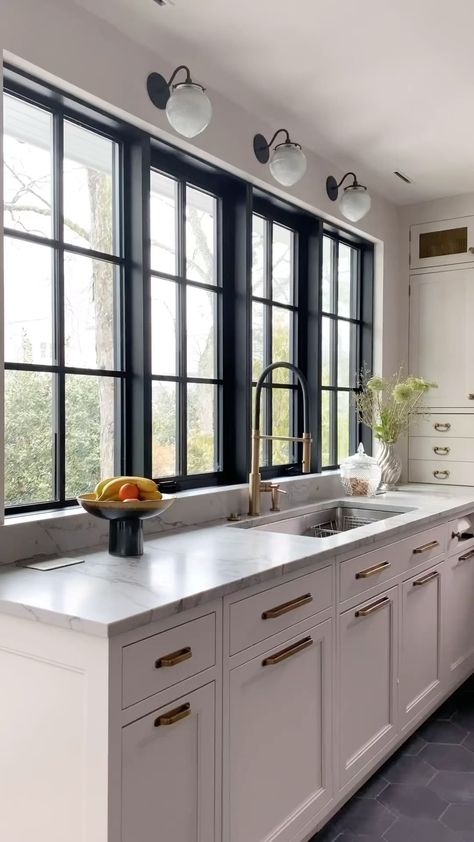 What you need to include in your kitchen when you renovate #kitchen #kitchenrenovation #kitchencabinetsmakeover #homerenovation… | Instagram Sarah Robertson, Above Kitchen Sink, Greige Kitchen, Kitchen Projects Design, Terrace Kitchen, Appliance Garage, Kitchen Design Pictures, Dream Kitchens Design, Corner Storage