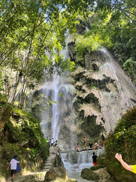 📍tumalog falls, cebu, philippines Tumalog Falls Cebu, Tumalog Falls, Vacation 2025, Earth Aesthetic, Philippines Cebu, Philippine Holidays, Philippines Beaches, Gap Year Travel, Philippines Culture