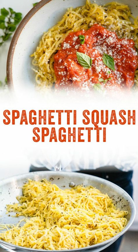 Best Spaghetti Squash, Spaghetti Squash Spaghetti, Spaghetti Squash Recipes Vegan, Daniels Fast, Squash Spaghetti, Daniel Diet, Spaghetti Squash Noodles, Healthy Spaghetti, Main Recipes