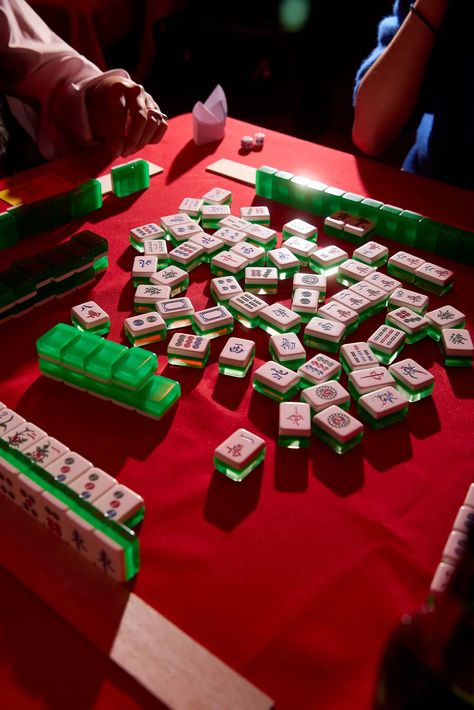 Fierce Competition and Lychee Martinis at an Underground Mahjong Club - The New York Times David Chow, Food New York, Mahjong Table, Lychee Martini, Steamed Cabbage, Mahjong Tiles, Mahjong Set, Tiles Game, Architectural Firm