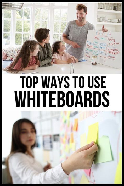 There are so many whiteboard uses for your home, that if you aren't using one, you need to seriously consider starting right now! Here are my top 6 whiteboard ideas to help your family stay organized and on track. #whiteboard #whiteboardideas #organization Whiteboard Ideas Office, Whiteboard Ideas Organization, White Board Ideas Organizations, White Board Decoration Ideas, White Board Ideas, Whiteboard Organization, Whiteboard Ideas, Small Whiteboard, Crazy House