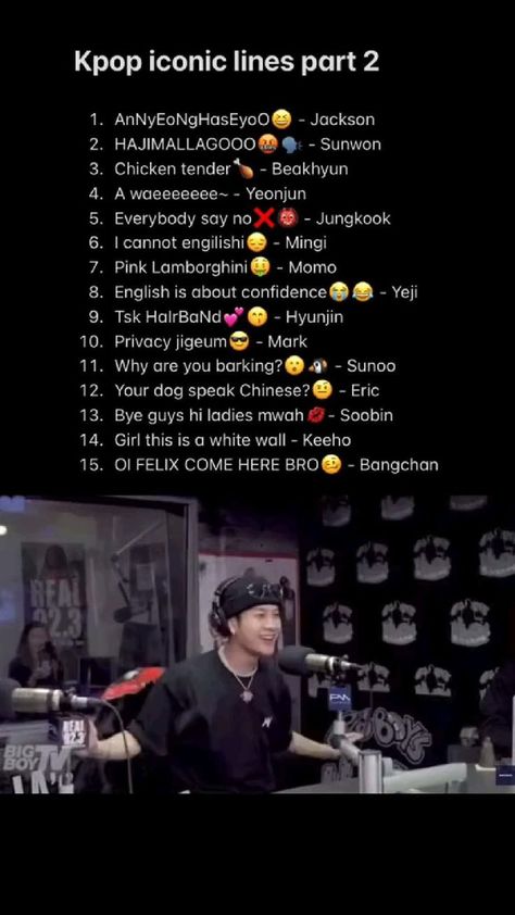 Tiktok Humor, Iconic Lines, Just For Laughs, Kpop Meme, Funny Kpop Memes, How To Speak Chinese, Korean Words, Kpop Funny Bts, Bts Funny Moments