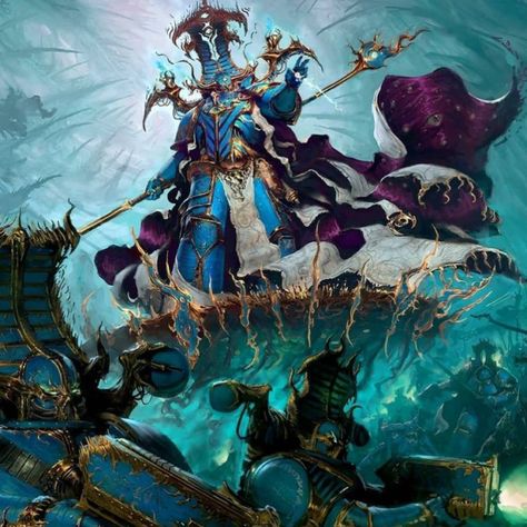 New Warhammer 40,000 Codex Thousand Sons Review | 9th Edition – Sprues & Brews Warhammer 40k Thousand Sons Miniatures, Thousand Sons 40k, Warhammer 40k Dark Eldar, Eldar 40k, Thousand Sons, Dark Eldar, 40k Art, Warhammer 40k Art, Age Of Sigmar