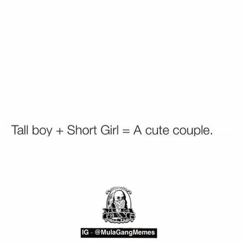 Tall Boy + Short Girl= Cute Couple Tall Boy Short Girl, Short Couples, Simple Sayings, Tall Boys, Hopeless Romantic, Short Girls, Live Life, Relationship Goals, Feelings