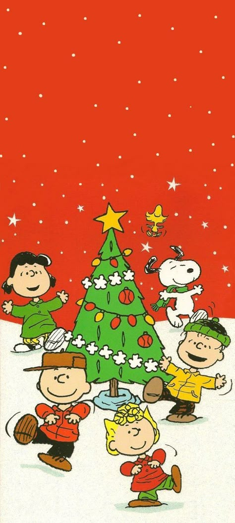 Charlie Brown Christmas Wallpaper, Brown Christmas Wallpaper, Peanuts Gang Christmas, Charlie Brown Wallpaper, Christmas Iphone Wallpaper, Peanuts Wallpaper, Disney Characters Christmas, Charlie Brown Tree, Christmas Wallpaper Iphone Cute