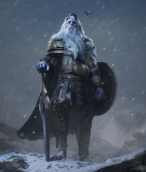 Storm Giant Art, Storm Kings Thunder, Ice Giant, Pathfinder Character, Storm King, Virtual Tabletop, Fantasy Horror, D D Monsters, Forgotten Realms