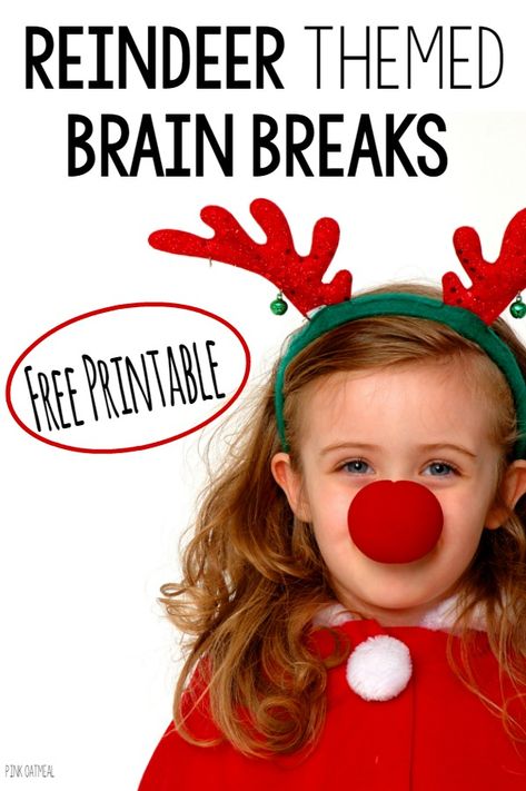 Holiday Crafts For Toddlers, Crafts For Toddlers Christmas, Reindeer Activities, Christmas Fine Motor, Reindeer Run, Pink Oatmeal, Fine Motor Activities For Kids, Motor Planning, Reindeer Games