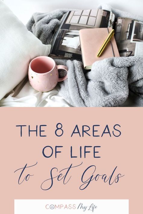 The 8 Areas of Life to Set Goals Areas To Set Goals In Your Life, Self Improvement Categories, 8 Areas Of Life, Improving Your Life, Areas Of Self Care, Making Goals Ideas, Goals For Life Ideas, How To Make A Plan For Your Life, Life Goal Categories