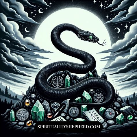 🐍✨ Uncover the Mystique of the Black Snake! ✨🐍

Did you know that throughout history, the black snake has symbolized transformation, healing, and intuition across various cultures? 🌍 From ancient mythology to spiritual beliefs, this enigmatic creature holds secrets that can guide your journey of personal growth and self-discovery! 

Curious about what encounters with black snakes can mean for you? 🤔 Trust your instincts and delve into the hidden wisdom they offer! 

💬 Like this post if you're intrigued, and follow us for more fascinating insights waiting just for you! Snake Personality, Cultural Beliefs, Ancient Mythology, Trust Your Instincts, Spiritual Beliefs, Ancient Knowledge, Black Snake, Spiritual Meaning, Spiritual Path