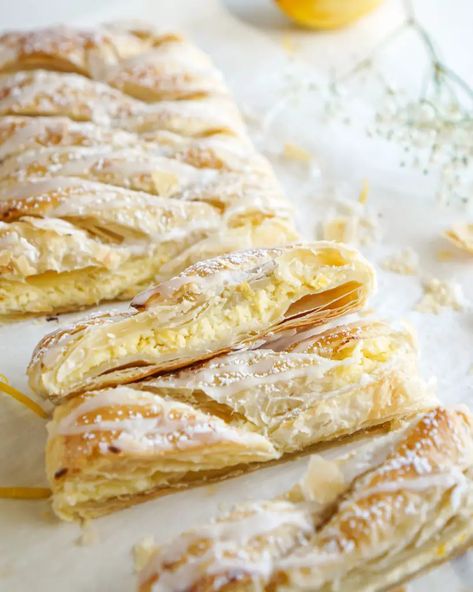 Farmers Cheese Recipes, Baking For Friends, Cheese Danish Recipe, Lemon Cheese, Farmers Cheese, Cheese Danish, Cream Cheese Eggs, Big Breakfast, Dessert Tray