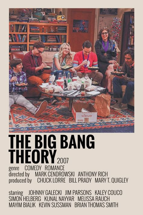 Photowall Ideas, Bigbang Theory, The Bigbang Theory, Film Polaroid, Movie Card, Iconic Movie Posters, Film Posters Minimalist, Polaroid Posters, Septième Art