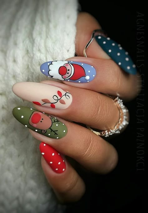 fall nails;christmas nails;christmas nails acrylic;christmas nails gel;christmas nails design;christmas nails easy; Xmas Nail Designs, Xmas Nail Art, Cute Christmas Nails, Christmas Nails Easy, Christmas Gel Nails, Christmas Nail Art Designs, Christmas Nails Acrylic, Her Nails, Nails Christmas