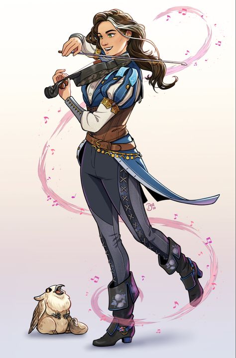 Dnd Bard Character Concept, Dnd Bard Character Design, Dnd Bard Outfit, Dnd Npc Ideas, Bard Oc, Bard Dnd, Dnd Bard, Evelynn League Of Legends, Npc Ideas