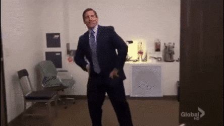 Michael Scott Gif, Michael Scott Dancing, Best Of The Office, Guy Dancing, Office Gifs, Everybody Dance Now, Tv Series Quotes, The Office Show, White Guy