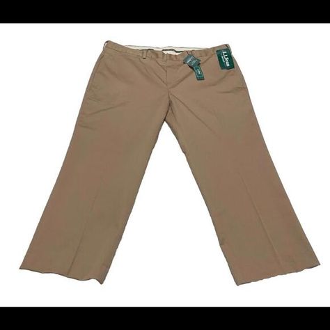 L.L. Bean Dress Slacks Chino Style Men's Size 42 Wide Dark Khaki Pants Beige Dark Khaki Pants, Mens Model, Tall Men, Chinos Style, Dress Slacks, Mens Chinos, Dark Khaki, Men Model, Tall Guys