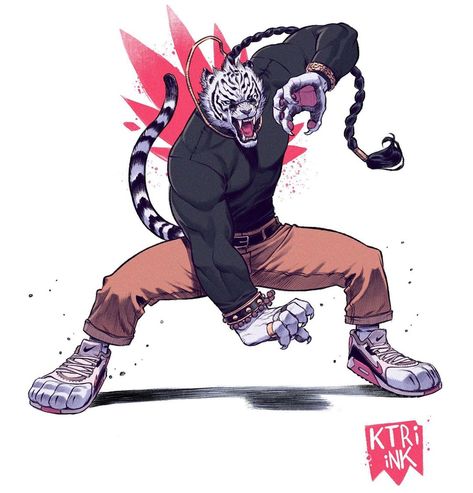 Roosh on Instagram: “Tiger God Hak from KungFu is Dead by @rocketboiart  Obviously I had to draw one of his dope characters who would perfectly fit into the…” One Piece World, Street Fighter Art, Weird Creatures, Ink Art, Creature Design, Animal Illustration, Art Toy, Cartoon Art, Comic Art