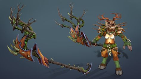 ArtStation - Tauren Druid Druid World Of Warcraft, World Of Warcraft Druid, World Of Warcraft, Zbrush, Photoshop, Fan Art, Fan