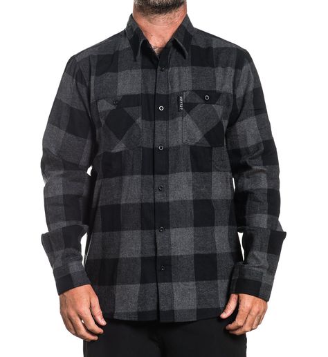 Black Flannel Outfit, Black Gray Tattoo, Checked Shirt Outfit, Gray Tattoo, Shirt Outfit Men, Cali Life, Flannel Outfits, Black Flannel, Art Lifestyle