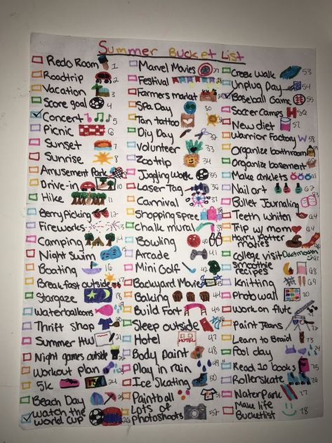 Summer Camp Bucket List, Summer Bucket List Ideas With Friends, Summer Bestie Bucket List, Summer Bucket List Poster Board, 2023 Bucket List Ideas, Summer Bucket List Deutsch, Summer Needs Products, Summer Bucket List For Best Friends, Summer Bucketlist 2023