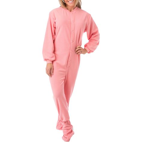 Big Feet Pajama Co. Women's Pink Fleece Footed Pajamas ($16) ❤ liked on Polyvore featuring intimates, sleepwear, pajamas, pink, fleece pyjamas, fleece pajama set, fleece pjs, pink pjs and pink sleepwear Onesie Pjs, Pink Pjs, Fleece Pjs, Unisex Pajamas, Footie Pajamas, Footed Pajamas, Pink Fleece, Onesie Pajamas, Footie Pajama