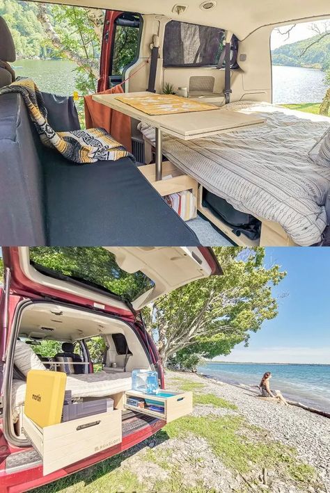 Mini Van Conversion, Van Conversion Kits, Minivan Camper, Minivan Camper Conversion, Camping Pad, Camping Sleeping Pad, Minivan Camping, Micro Camper, Build A Camper Van