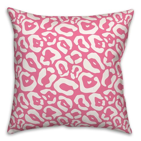 "Find the Pink Cheetah Throw Pillow at Michaels. com. Add the perfect touch to your room with this decorative pink cheetah pillow. Add the perfect touch to your room with this decorative pink cheetah pillow. Pair it with a vibrant throw blanket to completely transform your couch! Details: Pink cheetah print 18\" x 18\" Polyester with polyfill filling Spot and dry clean only For indoor use | Pink Cheetah Throw Pillow By Designs Direct | 18\" x 18\" | Michaels®" Cheetah Pillow, Animal Print Throw Pillows, Pink Cheetah Print, Pink Cheetah, Best Pillow, Square Pillow Cover, Square Pillow, Cheetah Print, Red Barrel Studio