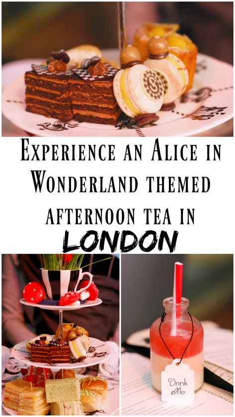 PIN FOR LATER: Experience an Alice in Wonderland themed afternoon tea at the Sanderson Hotel in London, England! This ADORABLE afternoon tea is called the 'Mad Hatters Tea' and features whimsical food and cute crockery. One of the best afternoon teas in London! London Afternoon Tea, Afternoon Tea In London, Tea In London, Afternoon Tea London, London With Kids, Best Afternoon Tea, London Tours, Tea Sandwiches, Mad Hatter Tea