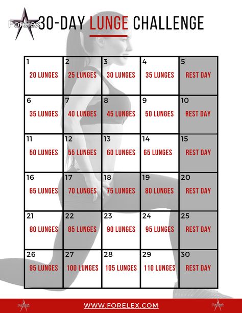 30 Day Lunge Challenge, Lunges Challenge 30 Day, Lunge Challenge 30 Day, Lunges Challenge, Jump Rope Workout Challenge, Lunge Challenge, Helen Johnson, 100 Challenge, Challenge 30 Day