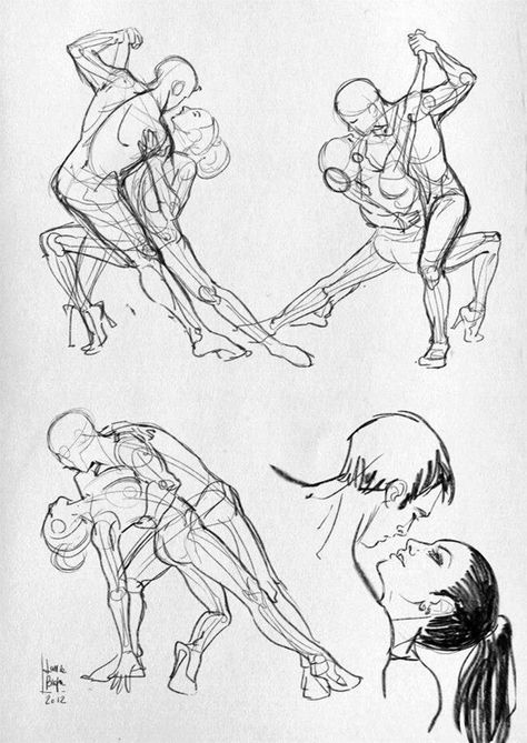 Some anatomical studies - (Sport) on Behance Anatomy Base, Dancing Poses, Face Tutorial, Couple Reference, Dancing Drawings, Sketches Of People, Some Drawings, Some Sketches, Anime Show