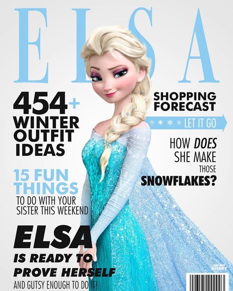 “Today on the blog: #Frozen magazine covers! Would you read it? ❄️ Follow the link in our bio for more of these! ” Disney Magazine Covers, Disney Magazine, Disney Puzzles, Disney Theory, Disney Nerd, Star Wars Disney, Disney Side, Disney Princess Pictures, Disney Party