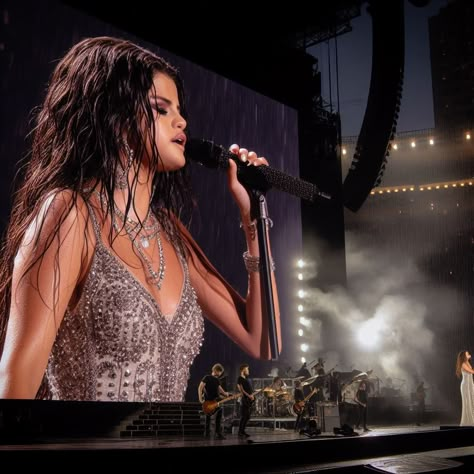 Selena Gomez Come And Get It, Selena Gomez On Stage, Latina Artists, Selena Gomez The Weeknd, Bday Photoshoot, Outfits Concert, Selena Gomez Outfits, Biker Love, Selena G