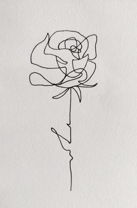 Scribble Rose Tattoo, Abstract Rose Tattoo, Line Art Rose, Rose Doodle, Rose Line Art, Glasses Tattoo, Rose In A Glass, Rose Sketch, Scribble Art