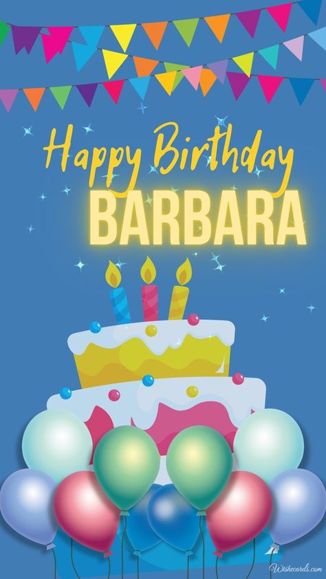 17 Happy Birthday, Happy Birthday Barbara, Birthday Images For Her, Birthday Cake Clip Art, Birthday Aunt, Happy Birthday Aunt, Romantic Birthday Cards, Funny Happy Birthday Images, Birthday Card With Name