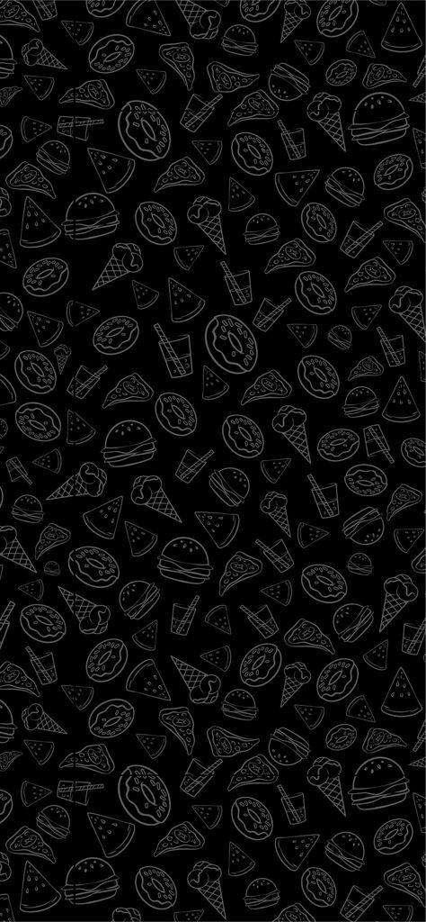 #black #background #mobile #wallpaper #fastfood #pattern Fast Food Background Design, Fast Food Background Wallpapers, Fast Food Wallpaper, Alcoholic Drinks Menu, Fast Food Background, Food Border, Food Background Wallpapers, Background Mobile, Food Pattern