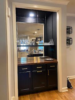 DIY Bar Closet Bar Closet Ideas Small Spaces, Closet To Bar Ideas, Closets Turned Into Bars, Bar In A Closet Ideas, Closet Mini Bar, Closet Dry Bar Ideas, Turn A Closet Into A Bar, Convert Closet To Bar, Diy Closet Bar