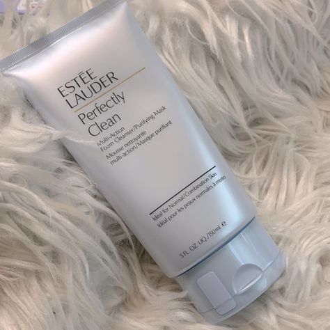 Estée Lauder Perfectly Clean Multi-Action Foam Cleanser/Purifying Mask New Estee Lauder Cleanser, Estee Lauder Perfectly Clean, Estee Lauder Skin Care, Estée Lauder, Face Skin Care, Foam Cleanser, Estee Lauder, Face Skin, Christmas Wishlist