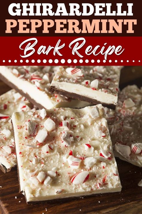 This Ghirardelli peppermint bark recipe is so good, and it only requires 3 ingredients and takes just 10 minutes to prepare! Learn the easy recipe, plus, get tips for the best bark. Chocolate Peppermint Bark Recipe, Ghirardelli Peppermint Bark, Peppermint Bark Recipe, Homemade Peppermint Bark, Christmas Candy Easy, Easy Christmas Candy Recipes, Peppermint Bark Recipes, Chocolate Peppermint Bark, Candy Bark