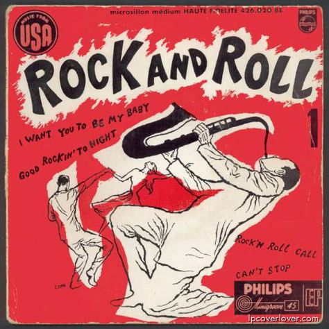 Rock N Roll Album Covers, 50s Rock And Roll, 1950s Rock And Roll, Record Jacket, Vintage Concert Posters, Vinyl Records Covers, Cool Album Covers, Classic Rock And Roll, Cant Help Falling In Love