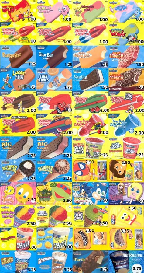 images of vintage ice cream truck | Atlanta Ice Cream Truck products menu. Nostalgia 2000s, 2010s Nostalgia, Childhood Memories 90s, Nostalgic Pictures, Nostalgia Core, Nostalgia Aesthetic, Childhood Memories 2000, 2000s Nostalgia, 90s Childhood