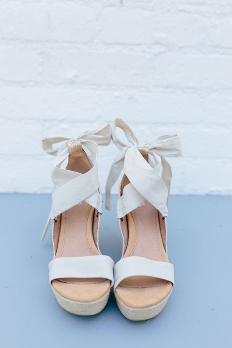 white wedges wedding shoes Wedding Shoes Wedge, White And Pink Wedding, Simple Wedding Shoes, Graduation Shoes, Unique Wedding Shoes, Converse Wedding Shoes, Wedding Shoes Sandals, Wedge Wedding Shoes, Fun Wedding Shoes