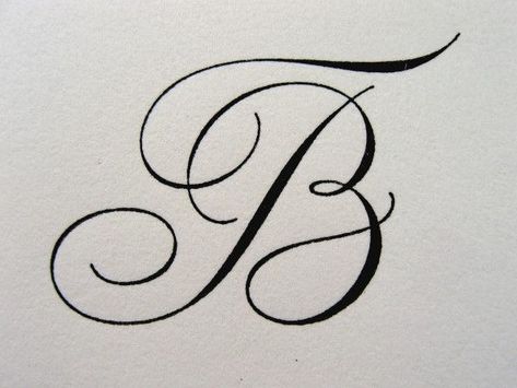 Letter B Cursive, B Cursive, Cursive B, B Calligraphy, Monogram Tattoo, B Font, Hand Drawn Font, B Letter, Fonts Calligraphy