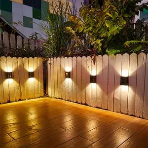 Temu | Explore the Latest Clothing, Beauty, Home, Jewelry & More Patio Wall Decor, Wall Decor Lights, Solar Wall Lights, Fence Lighting, Patio Wall, Solar Led Lights, Back Yard Ideas, Backyard Lighting, Solar Lamp