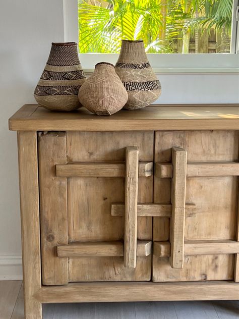 Four Door Elm Cabinet Dresser Island Kitchen, Cabinets Without Doors, Rustic Cabinet Doors, Elm Furniture, Raw Furniture, Reclaimed Wood Cabinet, Earthy Kitchen, Raw Wood Furniture, Reclaimed Wood Door