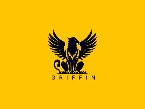 Griffin Logo by Ben Naveed 🇺🇸 Italian Board, Griffin Logo, Professional Group, Gold Logo Design, Street Tracker, Studio Logo, Logo Design Creative, Gold Logo, Design Creative