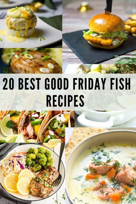 Good Friday Fish Recipes, Good Friday Lunch Ideas, Meals For Good Friday, Good Friday Breakfast, Easter Seafood Dinner Ideas, Good Friday Appetizers, Good Friday Breakfast Ideas, Easter Fish Dinner Ideas, Friday Fish Dinner Ideas