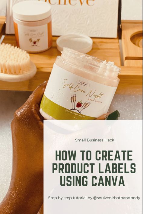 Creating Labels For Products, How To Make Product Labels, Canva Labels, How To Print Labels, Labels For Small Business, Market Crochet, Cosmetic Labels Design, Product Label Design, Make Your Own Labels