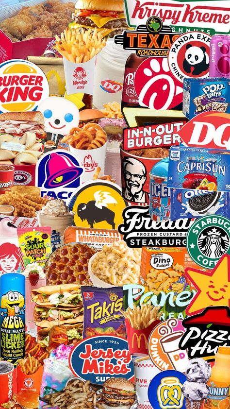 Big Back Wallpaper Food, Best Fast Food Restaurants, Food Big Back, Big Back Snacks, Big Back Food Ideas, Fast Food Wallpaper, Junk Food Snacks Aesthetic, Back Grand, Canes Food