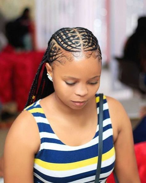 Carrot Puff Hairstyles, Fancy Braid Hairstyles, Fancy Cornrows, Shuku Hairstyle, Threaded Hair, Black Hairstylist, St Marten, Hairstyle African, Kimono Jumpsuit