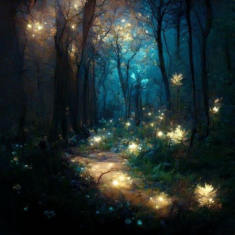 I don't know about you, but I'd gladly walk down any one of these paths! 💜💙🩵 Fantasy Path, Path Aesthetic, Forest Magical, Night Forest, Studio Ghibli, Good Night, Walking, Forest, On Instagram